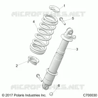 REAR SUSPENSION SHOCK MOUNTING