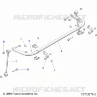 SUSPENSION, REAR STABILIZER BAR