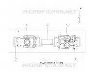 DRIVE TRAIN, MID PROP SHAFT