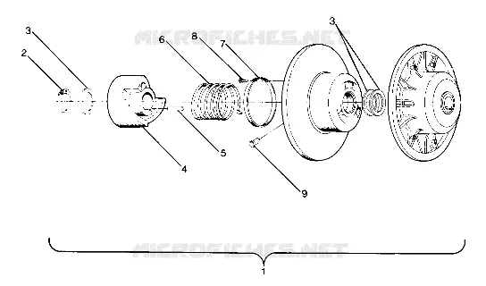 DRIVEN CLUTCH STAR, SPRINT AND SPRINT E/S (4912721272007A)