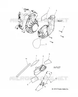 ENGINE, AIR INLET AND OUTLET DUCTS
