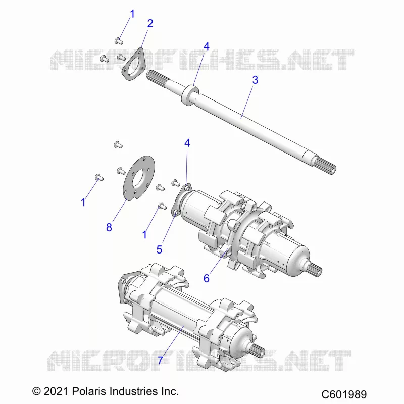DRIVE TRAIN, JACKSHAFT AND DRIVE SHAFT