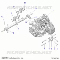 ENGINE, MOUNTING & LONG BLOCK