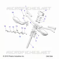 UPPER STEERING & HANDLEBAR ASM.