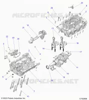 ENGINE, CRANKCASE, CRANKSHAFT
