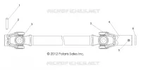 DRIVE TRAIN, FRONT PROP SHAFT