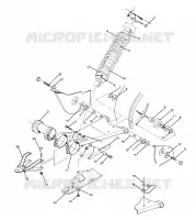 SWING ARM WELDMENT AND REAR SHOCK ASSEMBLY (4917721772021A)