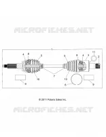 DRIVE TRAIN, REAR HALF SHAFT
