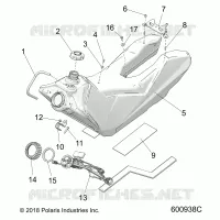 FUEL SYSTEM, FUEL TANK ASM.
