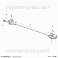 DRIVE TRAIN, FRONT PROP SHAFT