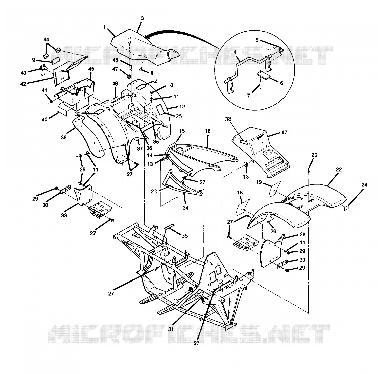 BODYWORK UPDATED 5/90 (4917721772001A)