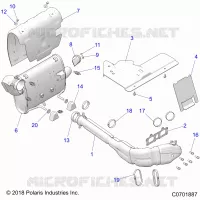 ENGINE, EXHAUST SYSTEM