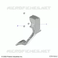 ENGINE, THROTTLE PEDAL