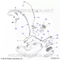 BODY, FUEL LINES, EVAP