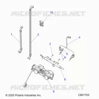 FUEL SYSTEM, RAIL, LINES AND THROTTLE BODY