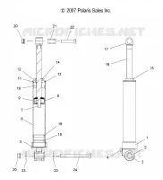REAR TRACK SHOCK (7043366)(DRAGON)