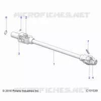 DRIVE TRAIN, FRONT PROP SHAFT