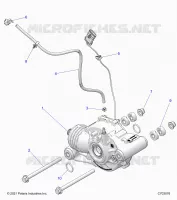 DRIVE TRAIN, FRONT GEARCASE MOUNTING