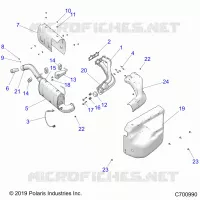 ENGINE, EXHAUST SYSTEM