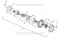 DRIVEN CLUTCH ASSEMBLY STORM 0940782 AND STORM SKS 0940582 (4925032503024A)