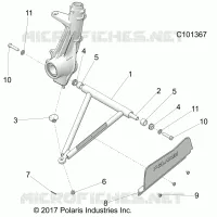 SUSPENSION, A-ARM AND STRUT MOUNTING