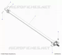 DRIVE TRAIN, REAR PROP SHAFT