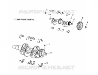 ENGINE, CRANKSHAFT AND BALANCE SHAFT
