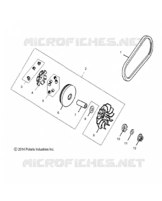 DRIVE TRAIN, PRIMARY CLUTCH