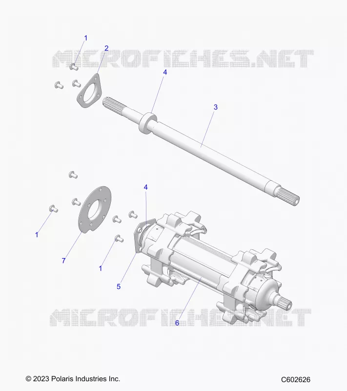 DRIVE TRAIN, JACKSHAFT AND DRIVE SHAFT