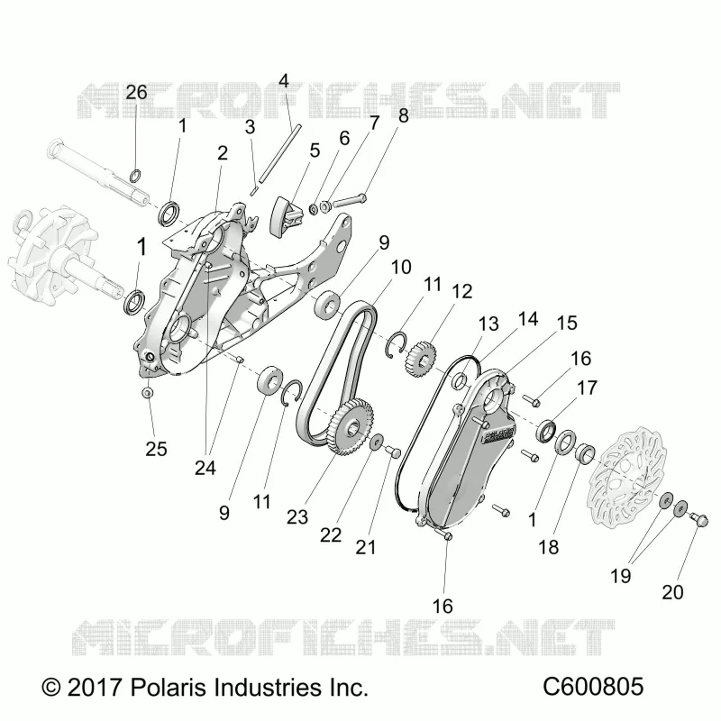 DRIVE TRAIN, CHAINCASE