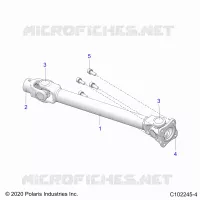 DRIVE TRAIN, REAR PROP SHAFT