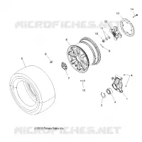 WHEELS, REAR AND HUB