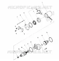 STARTING MOTOR ASSEMBLY (4913491349035A)