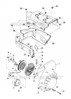 BLOWER HOUSING AND RECOIL STARTER  TRAIL (4915441544027A)