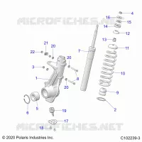 SUSPENSION, FRONT STRUT 