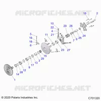 DRIVE TRAIN, PRIMARY CLUTCH