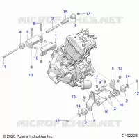 ENGINE, MOUNTING