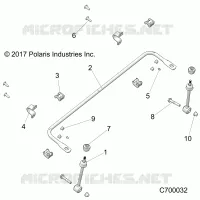 FRONT SUSPENSION STABILIZER BAR
