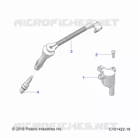 ELECTRICAL, IGNITION COIL, WIRE AND SPARK PLUG