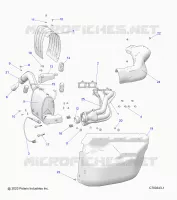 ENGINE, EXHAUST SYSTEM -R24RSF99AY (C700343-1)