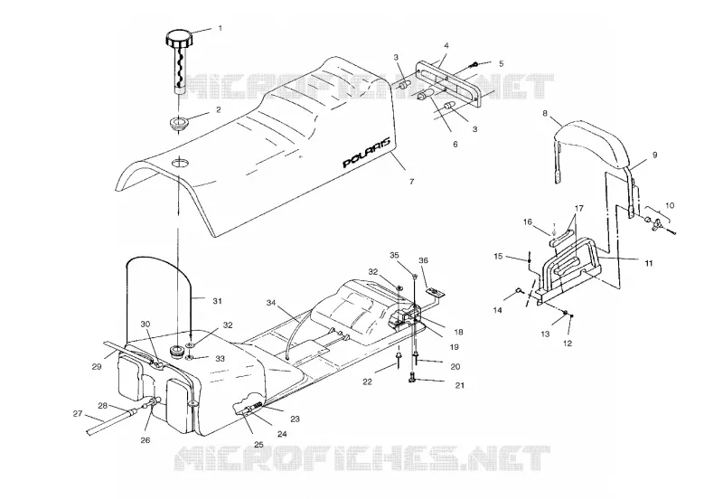 SEAT   GAS TANK