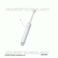 SUSPENSION, REAR SHOCK TRACK