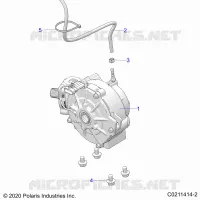 DRIVE TRAIN, FRONT GEARCASE MOUNTING