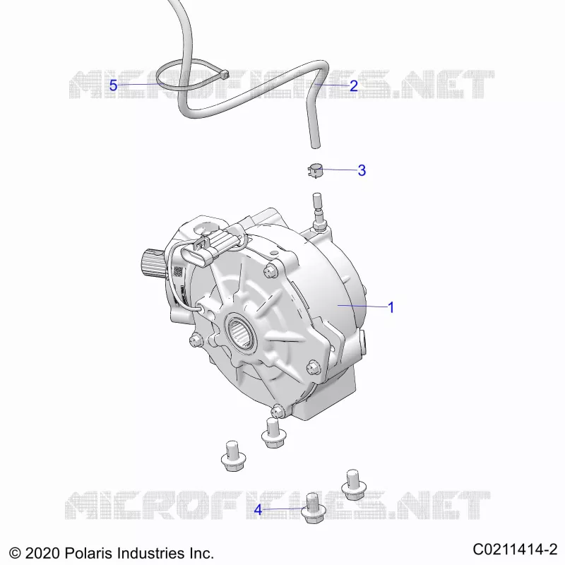 DRIVE TRAIN, FRONT GEARCASE MOUNTING