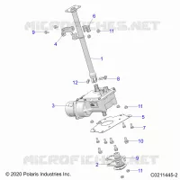 STEERING POST  AND EPS