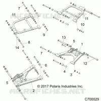 REAR SUSPENSION CONTROL ARMS
