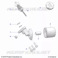 OIL FILTER AND DIPSTICK
