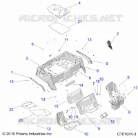 REAR BODYWORK RACK AND FENDERS