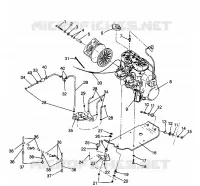 ENGINE MOUNTING 440 XCR 0941760 (4925182518025A)