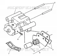 REAR BRAKE MAGNUM 6X6 W968744 AND SWEDISH MAGNUM 6X6 S968744 (4936073607C012)